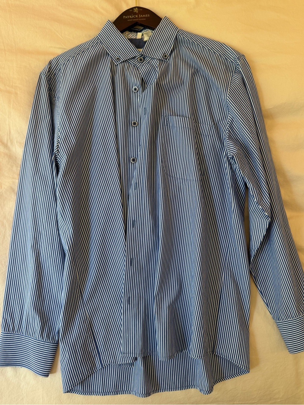 Haupt Germany Men’s Striped Shirt size L 41/42